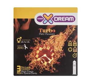 کاندوم ایکس دریم مدل Turbo بسته 3 عددی